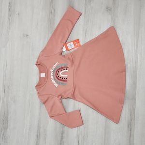 🌺 Adorable orange/peach dress (rainbow design)